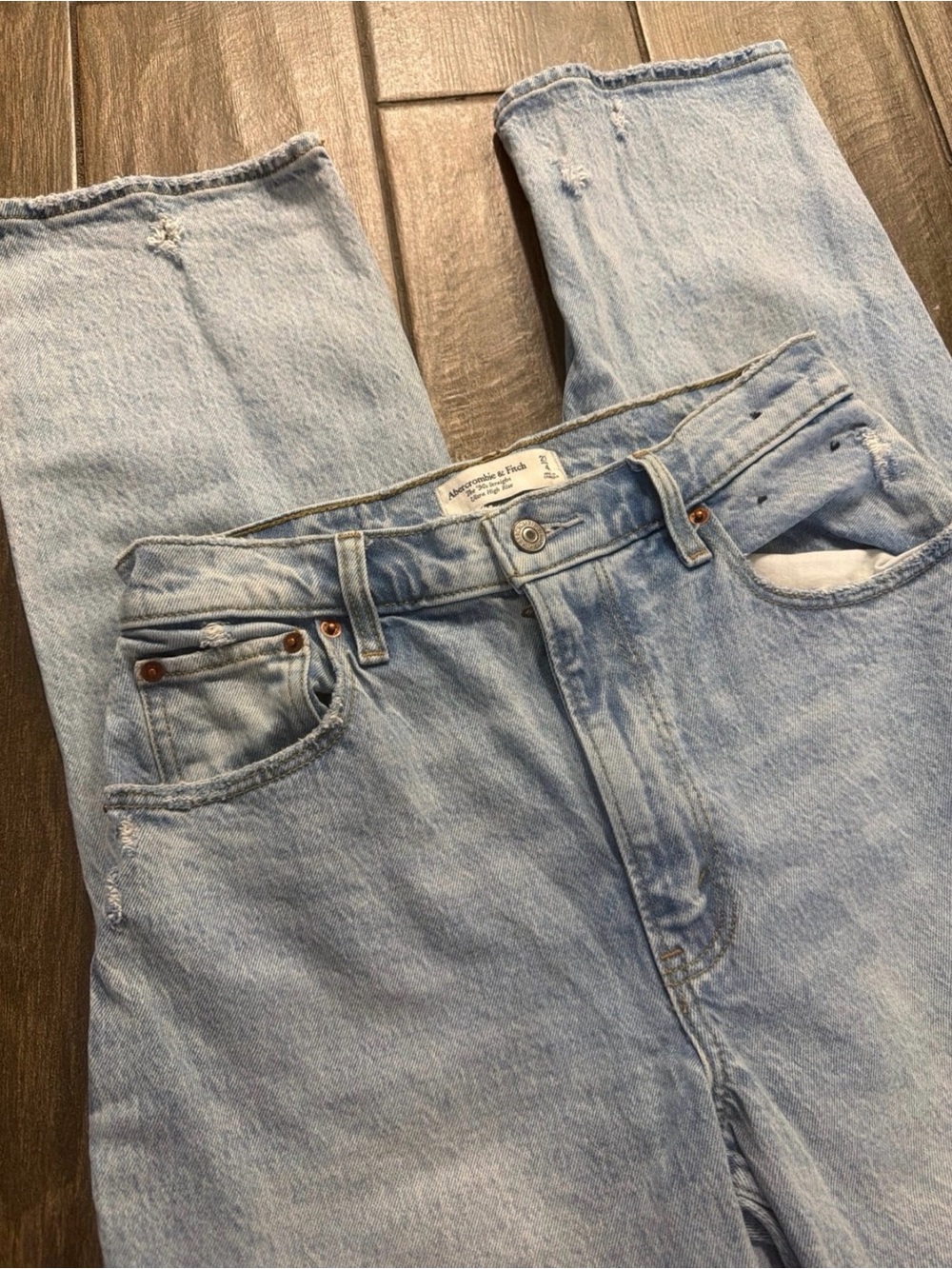 Abercrombie & Fitch 90’s straight curve love jeans